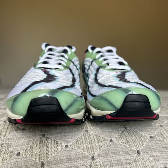 Nike Air Max Deluxe Enamel Green Running Tennis Shoe Sneakers Women 8 Athletic - Picture 8 of 16